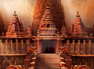 Extraordinary Sets For Baahubali movie Photos